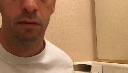 Super congested snotty blow with dangling snot