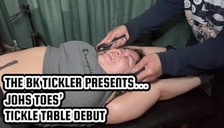 JOHS TOES’ TICKLE TABLE DEBUT