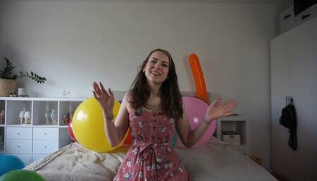 Saskia being a great birthday guest