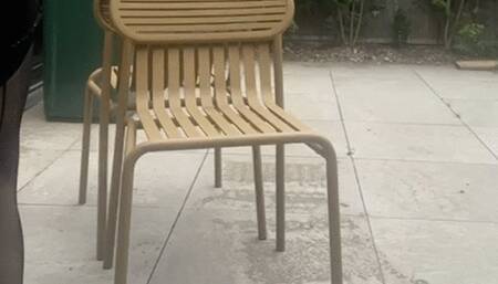 Whipped with his own belt after an OTK spanking