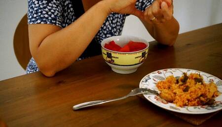 Flower dress request with belly sounds bs