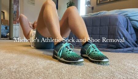 Michelle's Athletic Sock and Shoe Removal