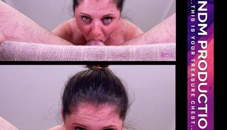 69 Deepthroat no hands throat fuck came to 4 Orgasms_MP4 4K