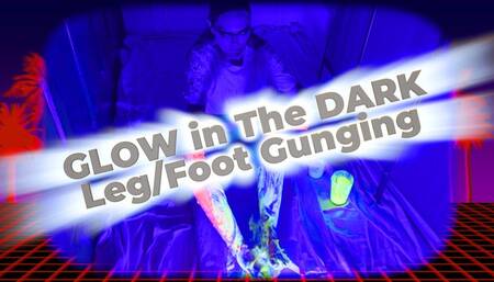 Glow in The Dark UV Gunging – Legs & Feet (4K)