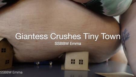Giantess Crushes Tiny Town 720p