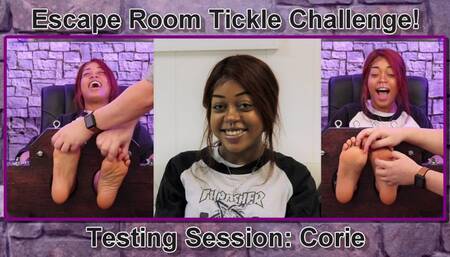 Escape Room Tickle Challenge #2 - Cori