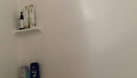 Sassy Sofia is spied on while in the shower, Sassy Sofia , full shower, Voyeurism