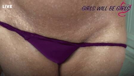 Girls Will Be Girls- a funny, quirky, Embarrassed Naked Female- ENF-EUF clip with disappearing clothes and public nudity brought to you by Buddahs Playground