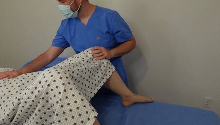 Jess receives a special exam from Surgeon Nick