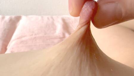 He Playing Hard with My Nipples at Morning in Bed (wmv)