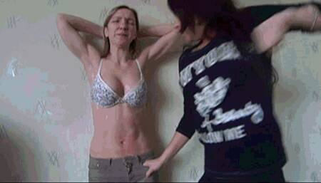 SHE PUNCH MY BELLY WITH ALL POWER 3 HD