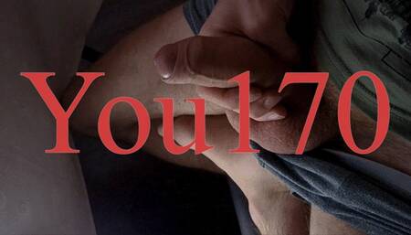 The guy showed his big dick and how he cums, pleasure for you and hot sperm in the palm of your hand