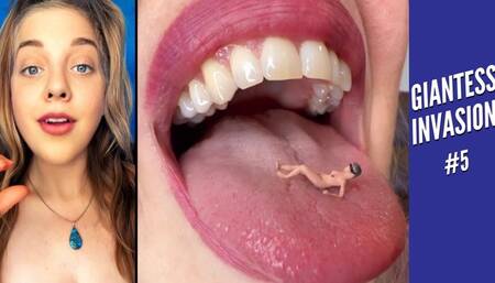 Giantess Invasion #5 - Shrinking You and Eating You