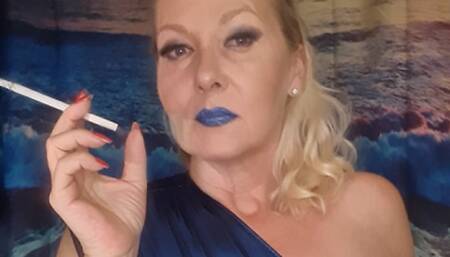 Worship your smoky cury goddess*EVE 120s*blue glistening lips