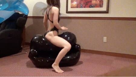 inflatable toy riding