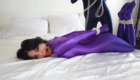 Newbies and Spandex Hogtied