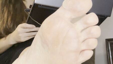 Foot Ignore While I Check My Email