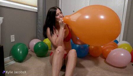 How to Blow to Pop a Balloon 17 Inch Blow2pop - Kylie Jacobs - WMV 1080p HD