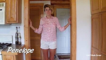 Penelope's 5 Minute 4k Nude Strip Tease & Nude Display