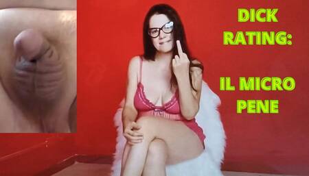 DICK RATING: SCUFF YOUR MICROPENIS - VIDEO REQUEST