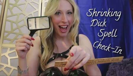 Shrinking Dick Spell Check-In