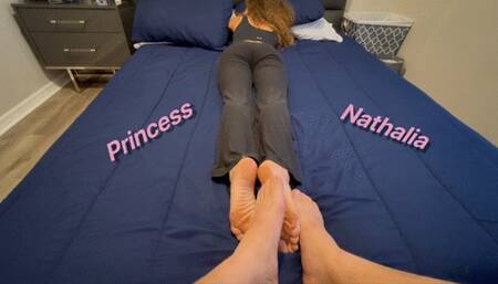 Locking Toes, Playing Footsie & Rubbing Soles with Princess Nathalia