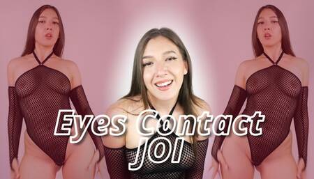 Eyes contact JOI (topless)