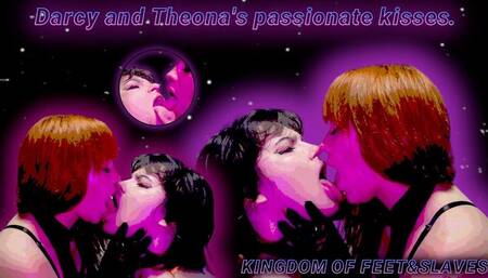 Darcy and Theona's passionate kisses ( FULL HD MP4)