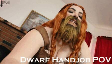 Dwarf Handjob POV