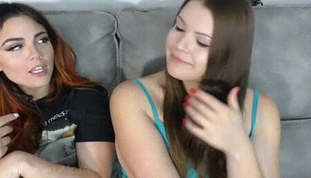 Mouth Comparison - Scarlett Venom & Layla Moore - HD 720 MP4