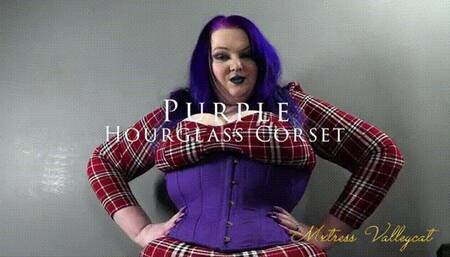Purple Hourglass Corset (wmv)