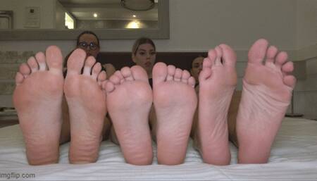 naughty bare feet