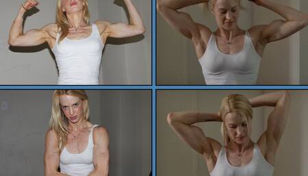 Muscle Girl Transforms From Nice To Angry!