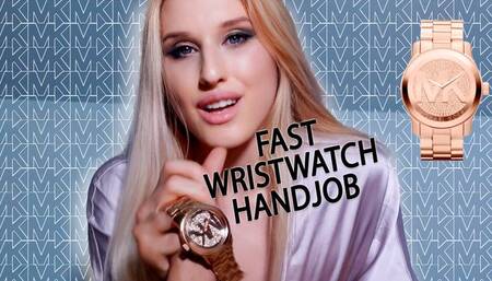 Wristwatch MK5661 shaking jerkoff rush Handjob Michael Kors MP4 720p SD