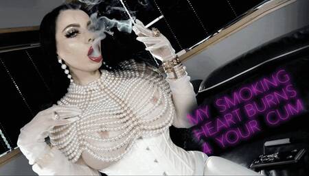 MY SMOKING HEART BURNS FOR YOUR CUM