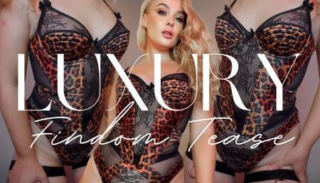 Luxury Lingerie Findom Tease