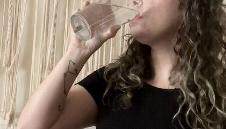 Eating chips, queso, and a chicken bowl