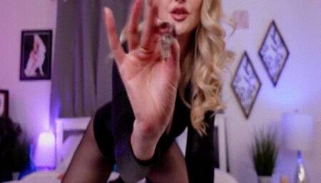 Desperate Caged Loser - Kendra James, chastity, femdom mp4