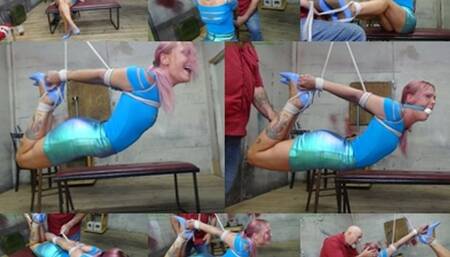 Excited wench begs for her first suspended hogtie (MP4 SD 35000kbps)