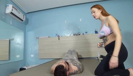 CUTE PRINCESS SITTING ON SLAVE PART 1 BY LUNA FIRE AND DANIEL SANTIAGO CAM BY ALINE FULL HD