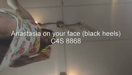 Anastasia on your face (black heels)