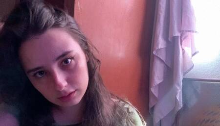 Lips covered in Gloss while Smoking a Marlboro Red 100s