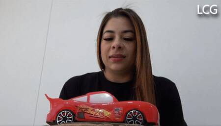 Pamela Feels Good Destroying Lighting McQueen