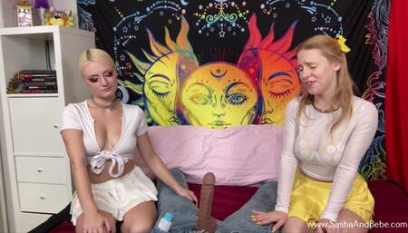 Handjob in Gloves with Massive Exploding Orgasm