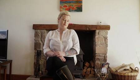 Worship My Glossy Black Wellington Boots