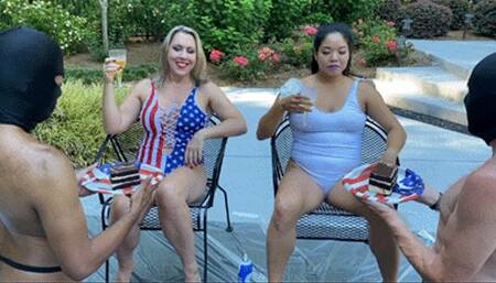 Chocolate Cake Splosh Party  (WMV HD)