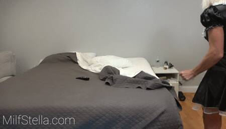 Hotel Maid Caught Me Masturbating So I Had Her Suck And Fuck Me