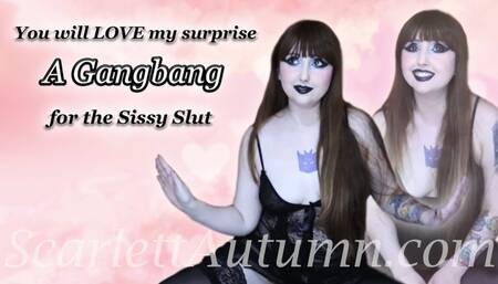 A surprise gangbang for the Sissy Slut - WMV SD 480p