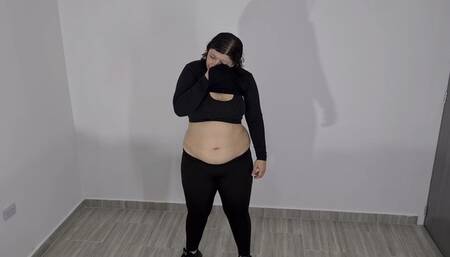 Workout and sweat fetish