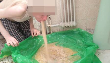 4k calories girl vomits on the floor